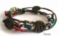 Pulsera tejida
